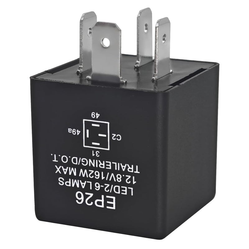 Formiden EP26 LED Turn Signal Flasher Relay - for 1997-2000 Jeep Wrangler TJ & 1993-1999 Dodge Grand Caravan/Neon (Not for 2001-06 Wrangler) Replaces 56009339 - Image 3